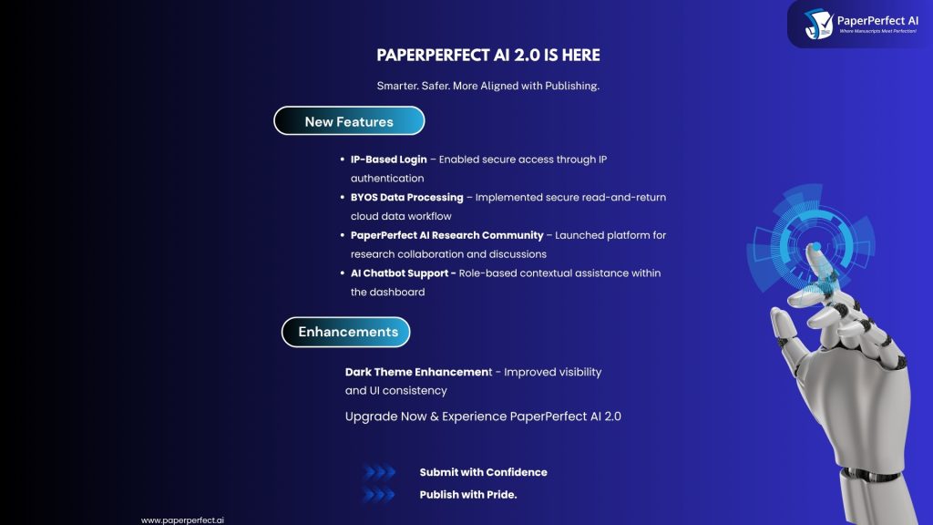 PaperPerfect AI 2.0 Building a Smarter, Safer, and More Responsible Research Publishing Workflow